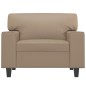 vidaXL Sessel Cappuccino-Braun 60 cm Kunstleder vidaXL Sessel Cappuccino-Braun 60 cm Kunstleder