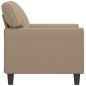 vidaXL Sessel Cappuccino-Braun 60 cm Kunstleder vidaXL Sessel Cappuccino-Braun 60 cm Kunstleder