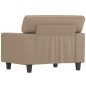 vidaXL Sessel Cappuccino-Braun 60 cm Kunstleder vidaXL Sessel Cappuccino-Braun 60 cm Kunstleder
