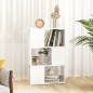 vidaXL Bücherregal Raumteiler Hochglanz-Weiß 60x24x94 cm Holzwerkstoff vidaXL Bücherregal Raumteiler Hochglanz-Weiß 60x24x94 cm Holzwerkstoff