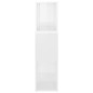 vidaXL Bücherregal Raumteiler Hochglanz-Weiß 60x24x94 cm Holzwerkstoff vidaXL Bücherregal Raumteiler Hochglanz-Weiß 60x24x94 cm Holzwerkstoff