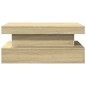vidaXL Couchtisch mit LED-Leuchten Sonoma-Eiche 90x50x40 cm vidaXL Couchtisch mit LED-Leuchten Sonoma-Eiche 90x50x40 cm