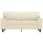 vidaXL 2-Sitzer-Sofa Creme 120 cm Kunstleder vidaXL 2-Sitzer-Sofa Creme 120 cm Kunstleder