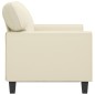 vidaXL 2-Sitzer-Sofa Creme 120 cm Kunstleder vidaXL 2-Sitzer-Sofa Creme 120 cm Kunstleder