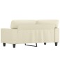 vidaXL 2-Sitzer-Sofa Creme 120 cm Kunstleder vidaXL 2-Sitzer-Sofa Creme 120 cm Kunstleder