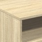 vidaXL Couchtisch mit LED-Leuchten Sonoma-Eiche 50x49x40 cm vidaXL Couchtisch mit LED-Leuchten Sonoma-Eiche 50x49x40 cm