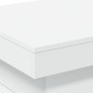 vidaXL Couchtisch mit LED-Leuchten Weiß 50x50x40 cm vidaXL Couchtisch mit LED-Leuchten Weiß 50x50x40 cm