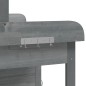vidaXL Pflanztisch mit Schrank Grau 110,5x45x124,5 cm Massivholz Tanne vidaXL Pflanztisch mit Schrank Grau 110,5x45x124,5 cm Massivholz Tanne