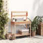 vidaXL Pflanztisch mit Waschbecken 147,5x44x139,5 cm Massivholz Tanne vidaXL Pflanztisch mit Waschbecken 147,5x44x139,5 cm Massivholz Tanne