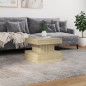vidaXL Couchtisch mit LED-Leuchten Sonoma-Eiche 50x50x40 cm vidaXL Couchtisch mit LED-Leuchten Sonoma-Eiche 50x50x40 cm