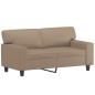 vidaXL 2-tlg. Sofagarnitur Cappuccino-Braun Kunstleder vidaXL 2-tlg. Sofagarnitur Cappuccino-Braun Kunstleder