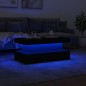 vidaXL Couchtisch mit LED-Leuchten Weiß 90x50x40 cm vidaXL Couchtisch mit LED-Leuchten Weiß 90x50x40 cm