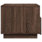 vidaXL Couchtisch mit LED-Leuchten Braun Eichen-Optik 50x49x40 cm vidaXL Couchtisch mit LED-Leuchten Braun Eichen-Optik 50x49x40 cm