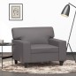 vidaXL Sessel Grau 60 cm Kunstleder vidaXL Sessel Grau 60 cm Kunstleder