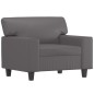 vidaXL Sessel Grau 60 cm Kunstleder vidaXL Sessel Grau 60 cm Kunstleder