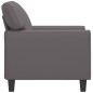 vidaXL Sessel Grau 60 cm Kunstleder vidaXL Sessel Grau 60 cm Kunstleder