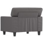 vidaXL Sessel Grau 60 cm Kunstleder vidaXL Sessel Grau 60 cm Kunstleder