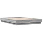 vidaXL Bettgestell Grau Sonoma 160x200 cm Holzwerkstoff vidaXL Bettgestell Grau Sonoma 160x200 cm Holzwerkstoff