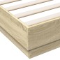 vidaXL Bettgestell Sonoma-Eiche 140x200 cm Holzwerkstoff vidaXL Bettgestell Sonoma-Eiche 140x200 cm Holzwerkstoff