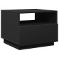 vidaXL Couchtisch mit LED-Leuchten Schwarz 50x49x40 cm vidaXL Couchtisch mit LED-Leuchten Schwarz 50x49x40 cm