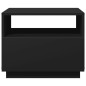 vidaXL Couchtisch mit LED-Leuchten Schwarz 50x49x40 cm vidaXL Couchtisch mit LED-Leuchten Schwarz 50x49x40 cm