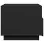 vidaXL Couchtisch mit LED-Leuchten Schwarz 50x49x40 cm vidaXL Couchtisch mit LED-Leuchten Schwarz 50x49x40 cm