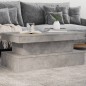 vidaXL Couchtisch mit LED-Leuchten Betongrau 90x50x40 cm vidaXL Couchtisch mit LED-Leuchten Betongrau 90x50x40 cm