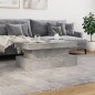 vidaXL Couchtisch mit LED-Leuchten Betongrau 90x50x40 cm vidaXL Couchtisch mit LED-Leuchten Betongrau 90x50x40 cm