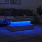 vidaXL Couchtisch mit LED-Leuchten Betongrau 90x50x40 cm vidaXL Couchtisch mit LED-Leuchten Betongrau 90x50x40 cm