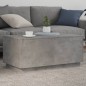 vidaXL Couchtisch mit LED-Leuchten Betongrau 90x50x40 cm vidaXL Couchtisch mit LED-Leuchten Betongrau 90x50x40 cm