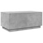 vidaXL Couchtisch mit LED-Leuchten Betongrau 90x50x40 cm vidaXL Couchtisch mit LED-Leuchten Betongrau 90x50x40 cm