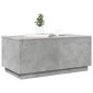 vidaXL Couchtisch mit LED-Leuchten Betongrau 90x50x40 cm vidaXL Couchtisch mit LED-Leuchten Betongrau 90x50x40 cm