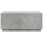 vidaXL Couchtisch mit LED-Leuchten Betongrau 90x50x40 cm vidaXL Couchtisch mit LED-Leuchten Betongrau 90x50x40 cm