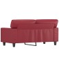 vidaXL 2-Sitzer-Sofa Weinrot 120 cm Kunstleder vidaXL 2-Sitzer-Sofa Weinrot 120 cm Kunstleder