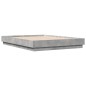vidaXL Bettgestell Betongrau 140x190 cm Holzwerkstoff vidaXL Bettgestell Betongrau 140x190 cm Holzwerkstoff