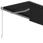 Gelenkarmmarkise Automatisch mit Jalousie 6x3 m Anthrazit Gelenkarmmarkise Automatisch mit Jalousie 6x3 m Anthrazit