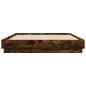 vidaXL Bettgestell Räuchereiche 160x200 cm Holzwerkstoff vidaXL Bettgestell Räuchereiche 160x200 cm Holzwerkstoff