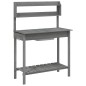 vidaXL Pflanztisch mit Waschbecken 147,5x44x139,5 cm Massivholz Tanne vidaXL Pflanztisch mit Waschbecken 147,5x44x139,5 cm Massivholz Tanne