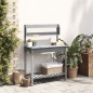 vidaXL Pflanztisch mit Waschbecken 147,5x44x139,5 cm Massivholz Tanne vidaXL Pflanztisch mit Waschbecken 147,5x44x139,5 cm Massivholz Tanne