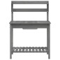 vidaXL Pflanztisch mit Waschbecken 147,5x44x139,5 cm Massivholz Tanne vidaXL Pflanztisch mit Waschbecken 147,5x44x139,5 cm Massivholz Tanne