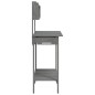 vidaXL Pflanztisch mit Waschbecken 147,5x44x139,5 cm Massivholz Tanne vidaXL Pflanztisch mit Waschbecken 147,5x44x139,5 cm Massivholz Tanne