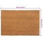 vidaXL Fußmatte Natur 40x60 cm Kokosfaser Getuftet vidaXL Fußmatte Natur 40x60 cm Kokosfaser Getuftet