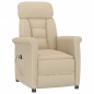 vidaXL Elektrischer Relaxsessel Creme Wildleder-Optik vidaXL Elektrischer Relaxsessel Creme Wildleder-Optik
