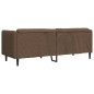vidaXL Sofa 3-Sitzer Braun Stoff vidaXL Sofa 3-Sitzer Braun Stoff