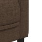 vidaXL Sofa 3-Sitzer Braun Stoff vidaXL Sofa 3-Sitzer Braun Stoff