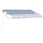 Standmarkise Automatisch 350x250 cm Blau/Weiß Standmarkise Automatisch 350x250 cm Blau/Weiß