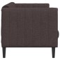 vidaXL Sofa 3-Sitzer Dunkelbraun Stoff vidaXL Sofa 3-Sitzer Dunkelbraun Stoff