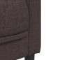 vidaXL Sofa 3-Sitzer Dunkelbraun Stoff vidaXL Sofa 3-Sitzer Dunkelbraun Stoff