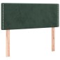 vidaXL Boxspringbett mit Matratze & LED Dunkelgrün 120x190 cm Samt vidaXL Boxspringbett mit Matratze & LED Dunkelgrün 120x190 cm Samt