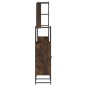 vidaXL 4-tlg. Badmöbel-Set Räuchereiche Holzwerkstoff vidaXL 4-tlg. Badmöbel-Set Räuchereiche Holzwerkstoff